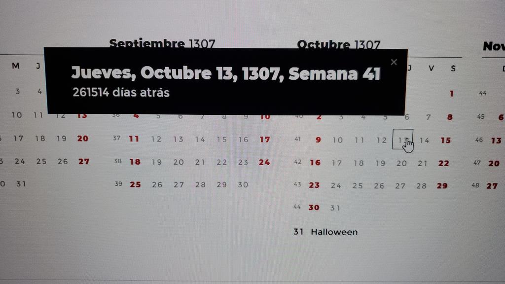necro_gen's tweet photo. @chafermx @cuentode_terror Aún así, según esa cosa es jueves https://t.co/S96rcnjyUQ