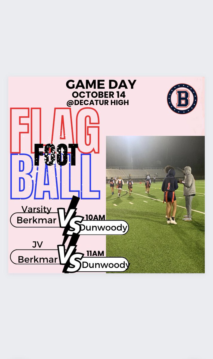Berkmar Flag Football tweet media