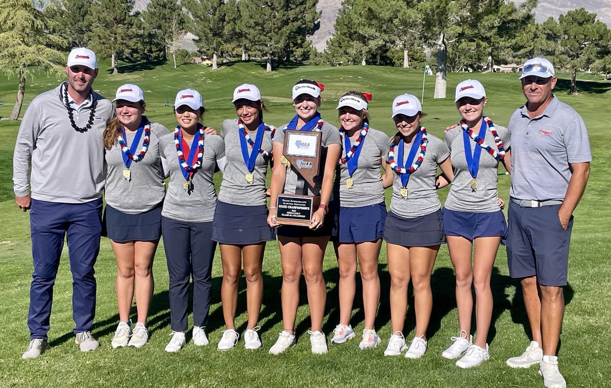 Our Women’s Golf Team won the State Title yesterday! Congratulations to these dedicated student-athletes, Coach Andersen and Coach Sawaia!