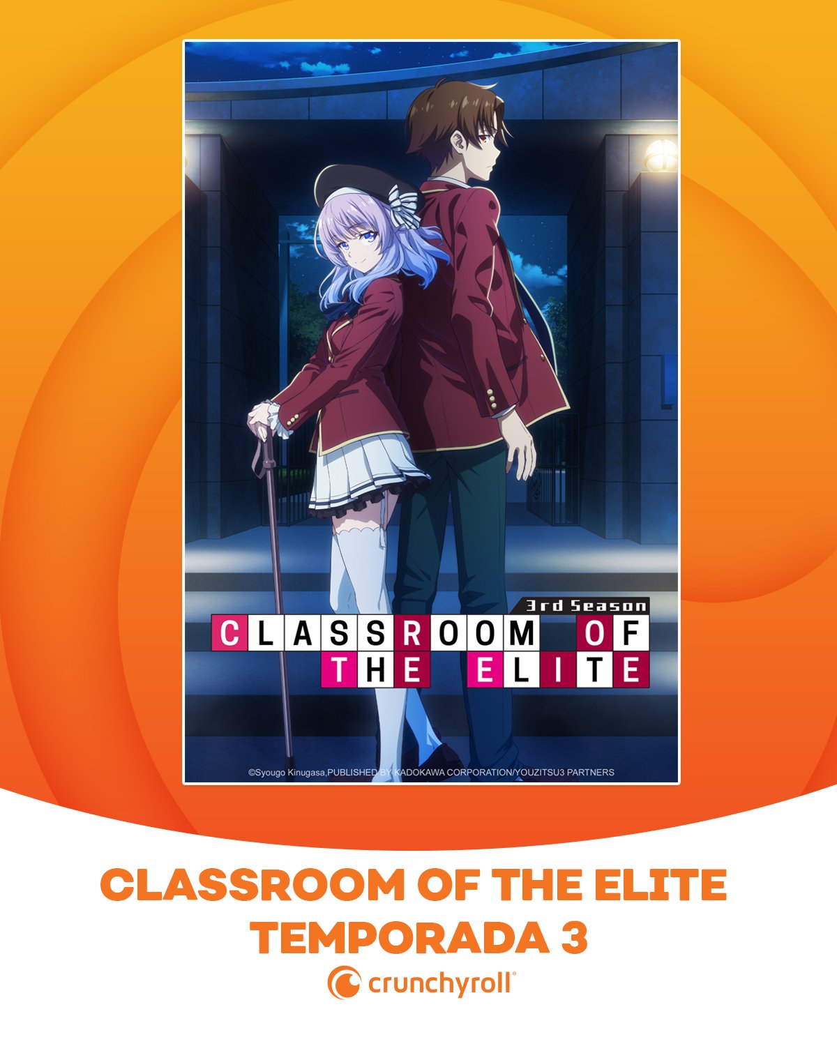 Classroom of the Elite: 3ª temporada chega à Crunchyroll em janeiro de 2024  - Crunchyroll Notícias