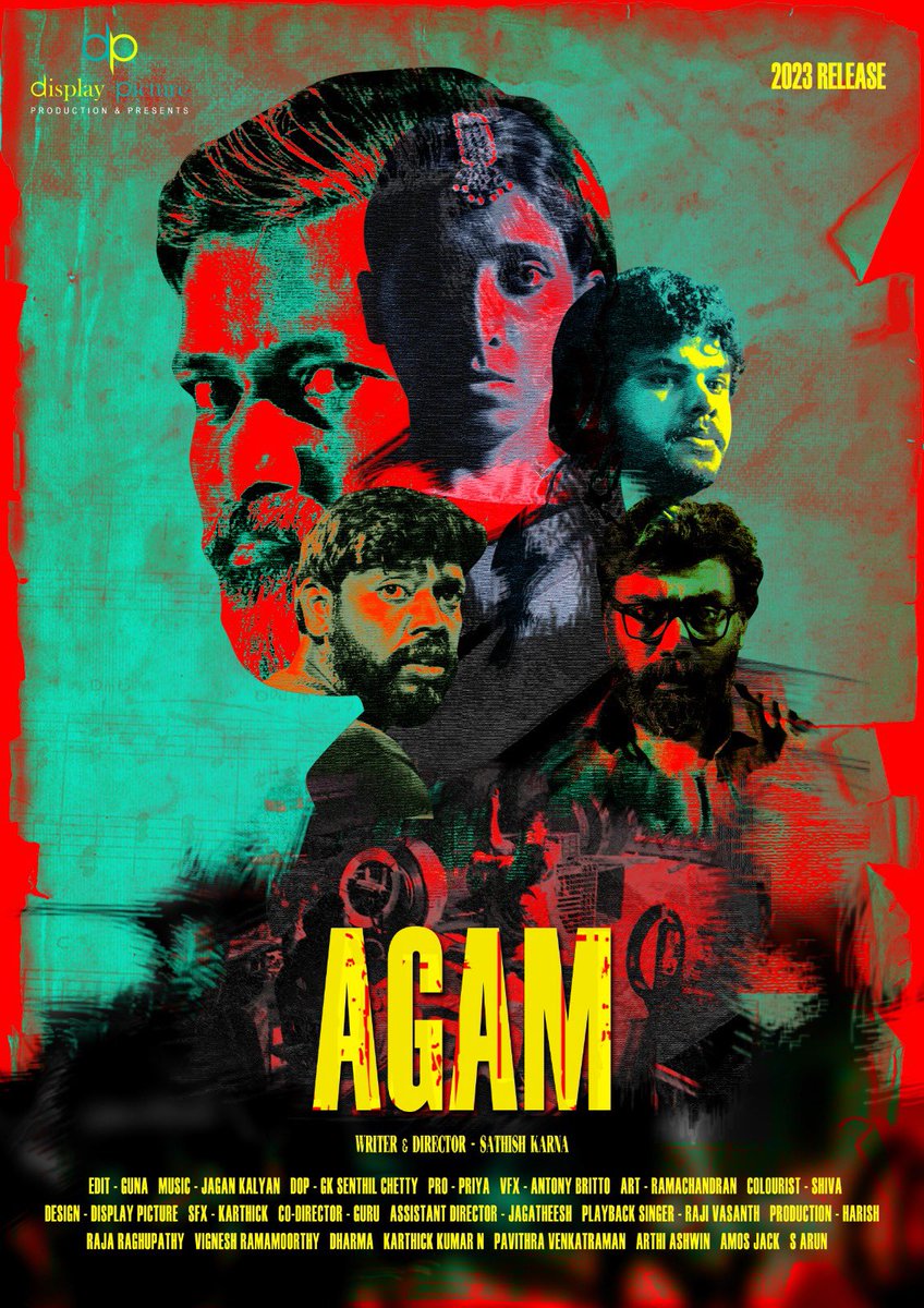 Mediakarann's tweet photo. Display Picture presents writer and director #SathishKarna's #AGAM First Look Coming Soon!!!

@DPfilmmakers @TheSathishKarna @catchguna @ksenthilchetty @jagankalya53313 @rajaraghupathy @pavithrrav @karthi05enator @actorvigram @dharmavicky @Arthi_ashwin14 @spp_media @PRO_Priya https://t.co/AUOgsbn9yj