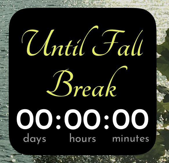 This is a beautiful thing! Happy Fall Break Guerin Catholic!