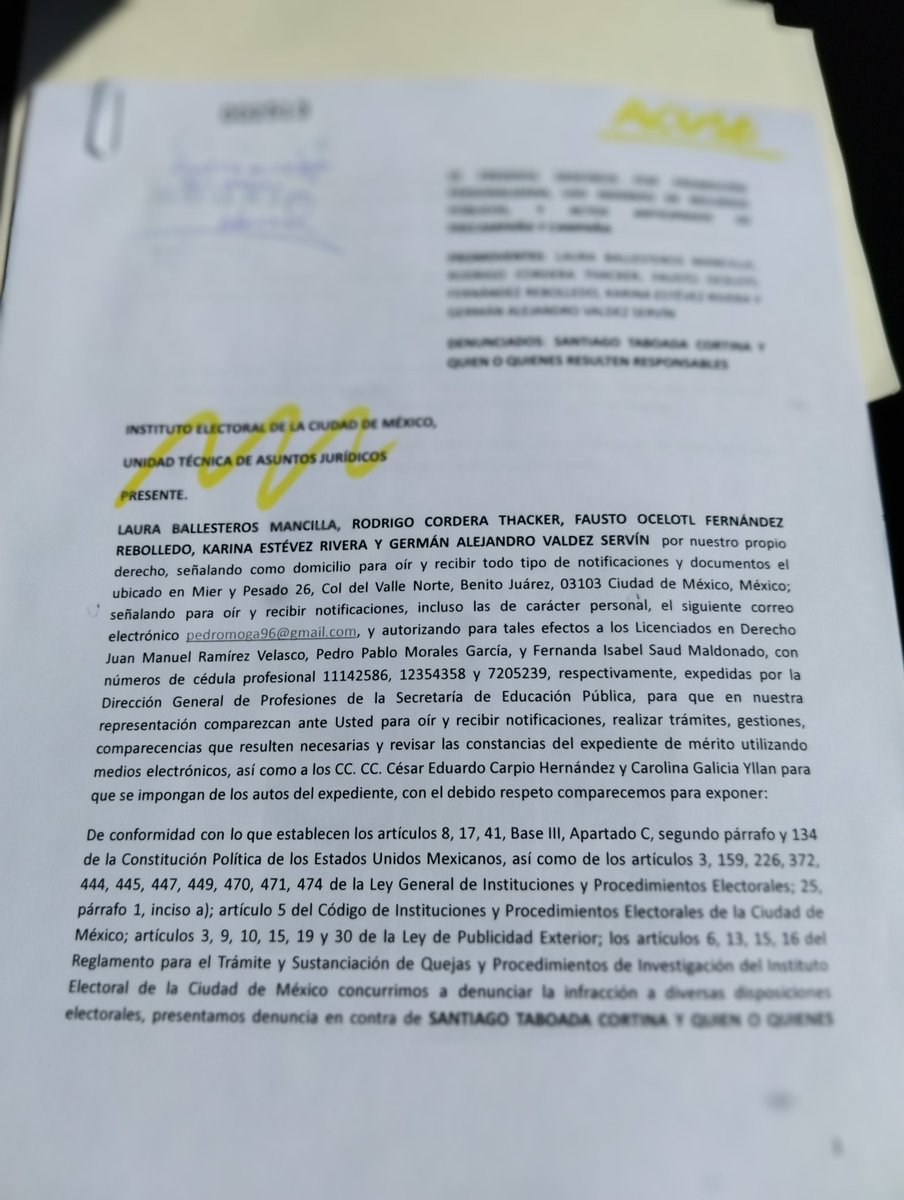 Rodrygokf2's tweet photo. Acabamos de presentar una denuncia ante el @iecm contra el alcalde Taboada, por promoción personalizada, uso indebido de recursos públicos y actos anticipados de campaña.
Creemos que el uso de recursos es para la ciudadanía y no para el ego de políticos arcaicos. https://t.co/Ixqf5aExcQ