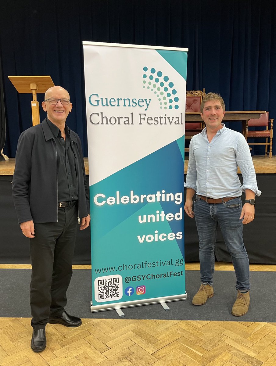 In Guernsey for Joey Edwards’s terrific Choral Festival.