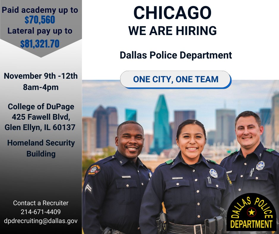 Dallas PD Recruiting tweet media