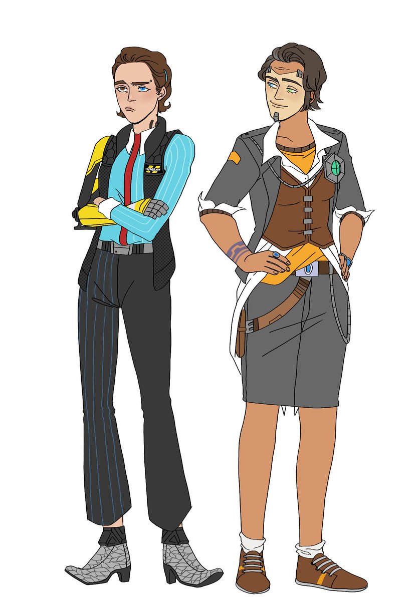 mandatory genderbend post  #borderlands #talesfromtheborderlands #rhysstrongfork #handsomejack #rhack