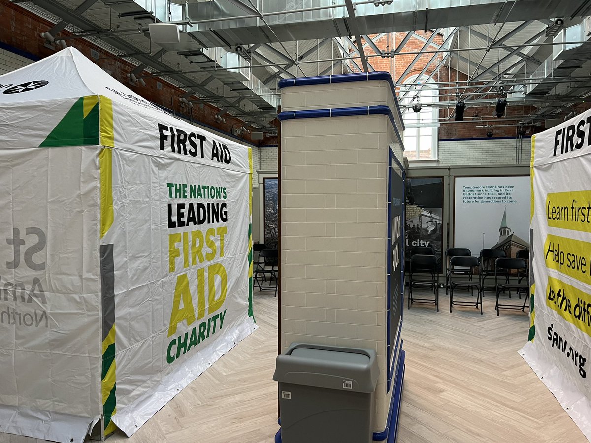 Andrew_Kerr90's tweet photo. Final preparations for our @SJA_NI Youth Regional First Aid Competitions 2023 tomorrow. A great opportunity for our young people to practice their first aid skills in realistic scenarios! #volunteering #sjaniyouth https://t.co/KxlqB7HoqK