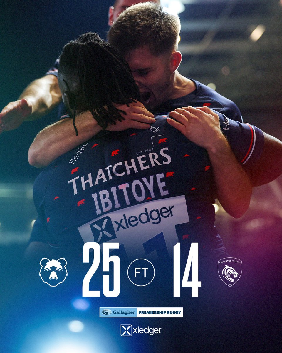 𝗧𝗛𝗢𝗦𝗘 𝗕𝗟𝗢𝗢𝗗𝗬 𝗕𝗘𝗔𝗥𝗦! 🐻

#BRIvLEI | #BristolBears | <a href="/XledgerUK/">Xledger</a>