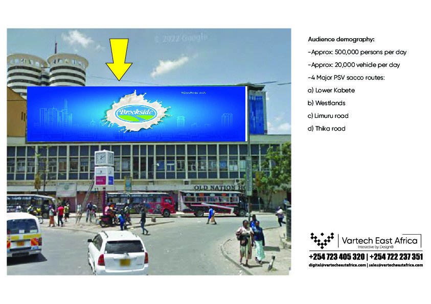 Vartecheast's tweet photo. @BrooksideLtd We are pleased to present to you the trio, the  site is  available now you can advertise your plant based milk here. It's prime and located along Tom mboya street in Nairobi. The location is prime. #interactivebydesign®️ https://t.co/mPWqiUVAj9
