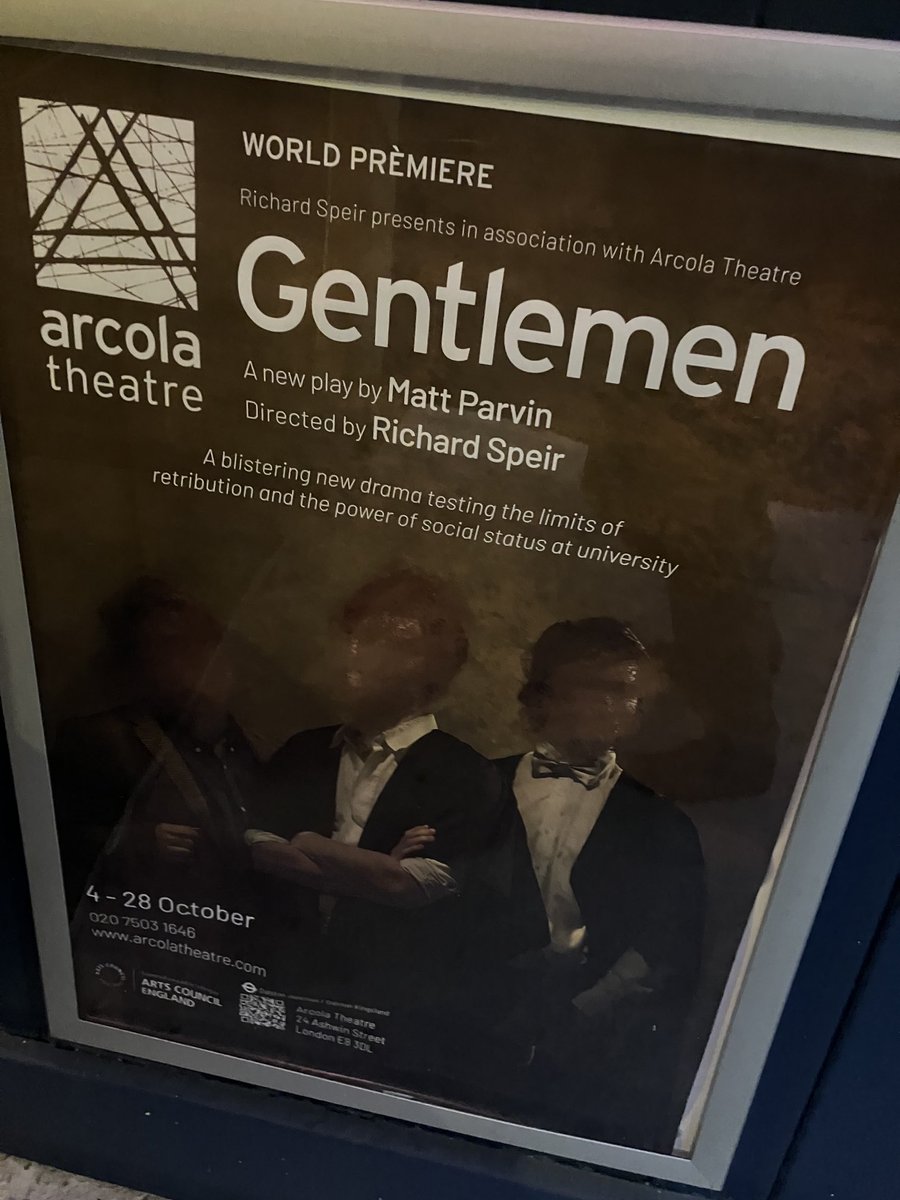 domcavendish's tweet image. I think I’ve just seen the best new play about university power-games - and the relation between identity, status, sexuality and desire - since David Mamet’s Oleanna. A dark comedy of ideas for the social media generation. Not sure the title does it justice; it’s fresh not fusty.