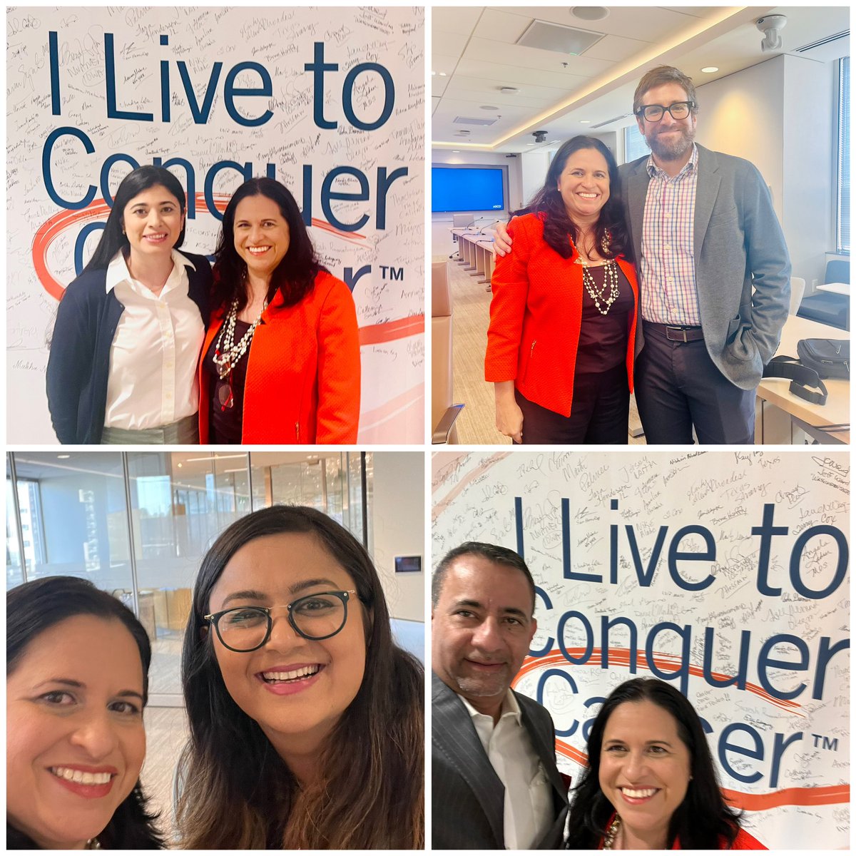 Dr. Estela Rodriguez (@latinamd) on Twitter photo You never know who you will meet next - but it was not a surprise to bump into all these amazing <a href="/ASCO/">ASCO</a> volunteer leaders at HQ today -who are making a difference in the lives of patients w cancer.
<a href="/LuisRaezMD/">Dr. Luis E. Raez</a> <a href="/IvyLorena_Md/">Ivy Riano, M.D.</a> <a href="/EnriqueSoto8/">Enrique Soto</a> <a href="/Sonampuri/">Sonam Puri MD</a> <a href="/ConquerCancerFd/">Conquer Cancer, the ASCO Foundation</a> You never know who you will meet next - but it was not a surprise to bump into all these amazing <a href="/ASCO/">ASCO</a> volunteer leaders at HQ today -who are making a difference in the lives of patients w cancer.
<a href="/LuisRaezMD/">Dr. Luis E. Raez</a> <a href="/IvyLorena_Md/">Ivy Riano, M.D.</a> <a href="/EnriqueSoto8/">Enrique Soto</a> <a href="/Sonampuri/">Sonam Puri MD</a> <a href="/ConquerCancerFd/">Conquer Cancer, the ASCO Foundation</a>