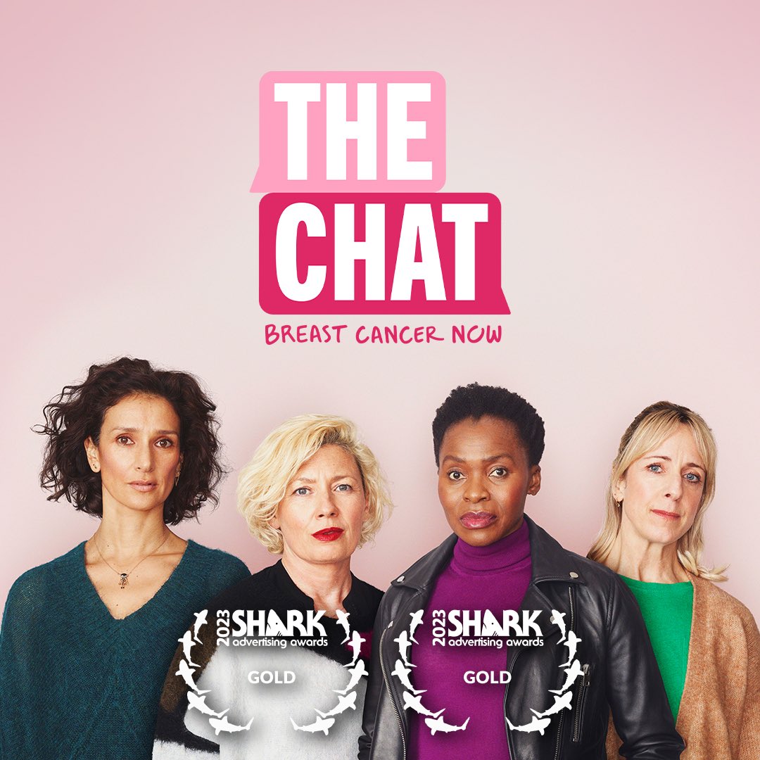 andy_and_katie's tweet photo. Two golds @SharkAwards for The Chat to add to the two @Cannes_Lions

*we’re only entering awards named after apex predators https://t.co/CQsSERE8Bb