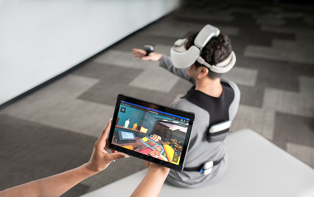 Learn more about how our #ImmersiveHealthcare technology impacts patient care! Gita Barry sat down with <a href="/MedTechDaily/">Medical Design & Outsourcing</a> to talk about our REAL y-Series,  Read more here: rb.gy/p5u9zabout #REALSystem #headsinheadsets #physicaltherapy #occupationaltherapy