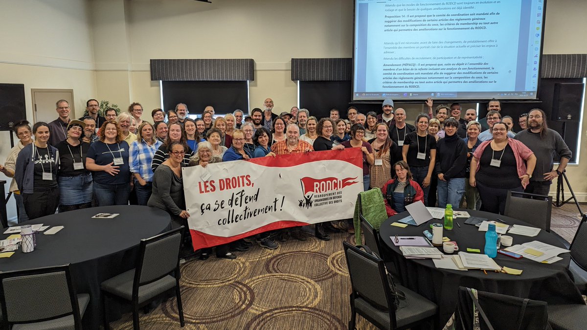 _RODCD's tweet image. Merci à tous les groupes qui étaient présents au Congrès d'orientation du RODCD cette semaine ! Les participantEs ont pris part à des ateliers, des discussions, et des décisions qui vont orienter notre  mouvement pour les années à venir. Un grand merci à toustes !