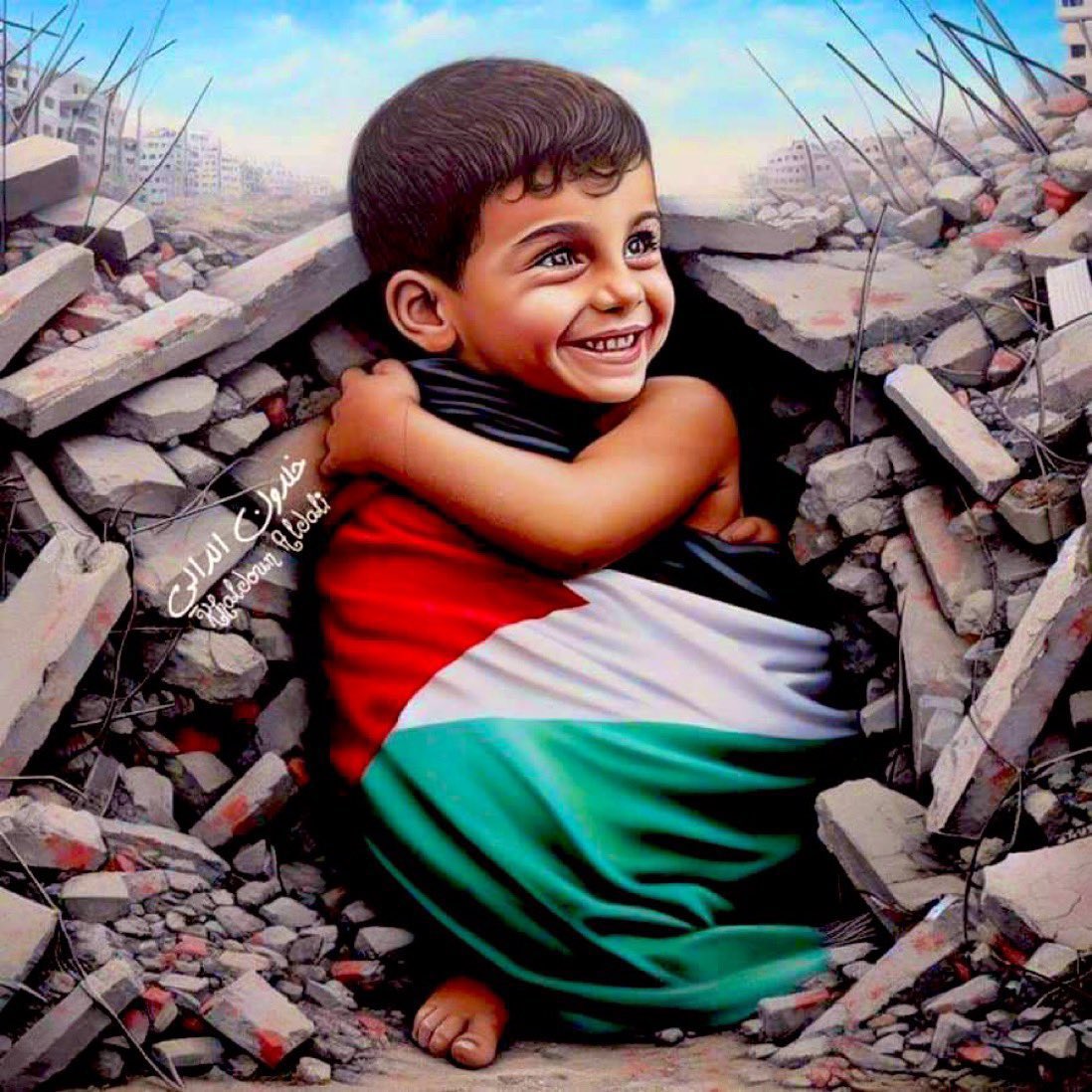 اتظن انك عندما احرقتني 
ورقصت كالشيطان فوق رفاتي 

وتركتني للذاريات تذرني
كحلاً لعين الشمس في الفلوات

اتظن انك قد طمست هويتي
ومحوت تاريخي ومعتقداتي 

عبثاً تحاول لا فناء لثائر
انا كالقيامة ذات يوم آتِ

 #غزه_الان