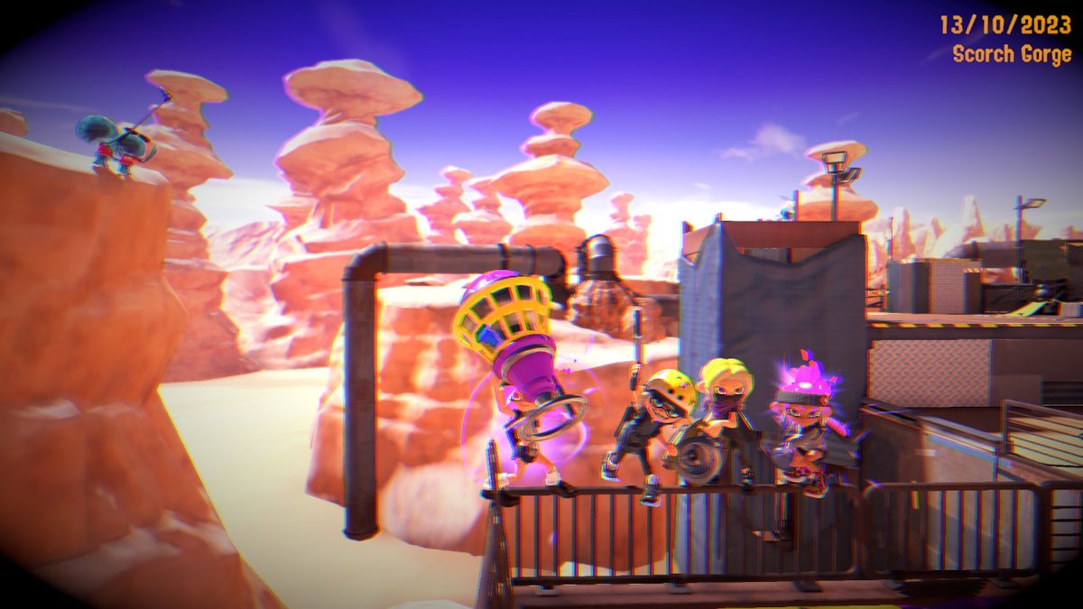 Viperous__'s tweet photo. Team photos #Splatoon3 https://t.co/LgRkSt2YsS