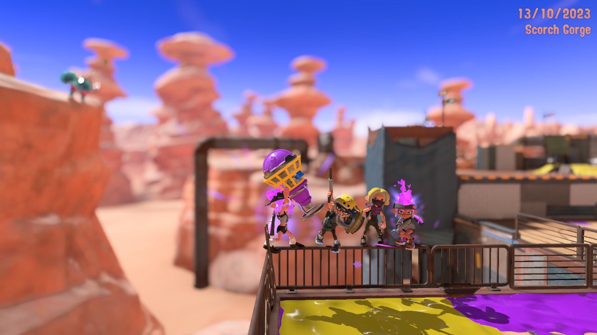 Viperous__'s tweet photo. Team photos #Splatoon3 https://t.co/LgRkSt2YsS