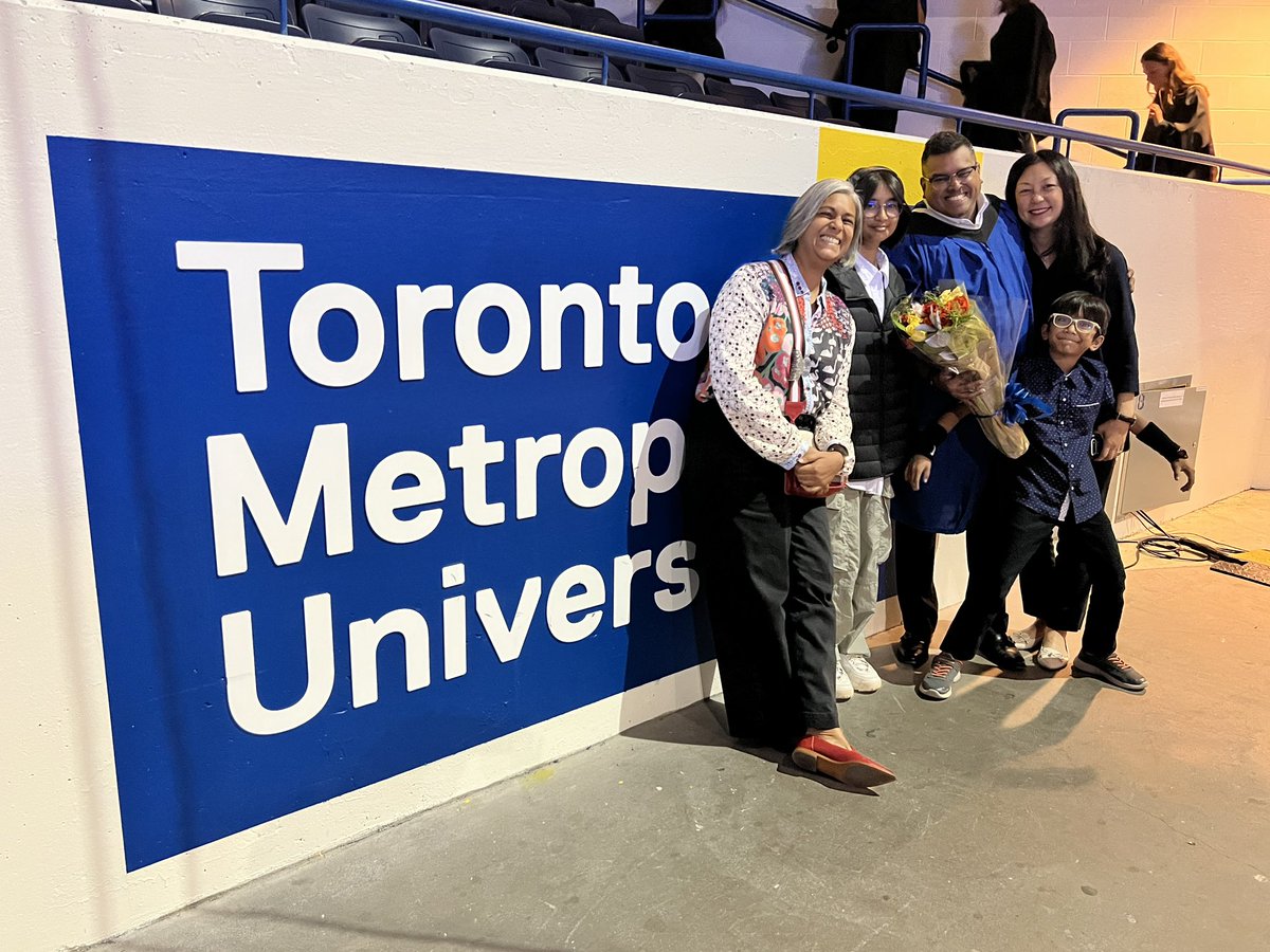 A huge congratulations to <a href="/Rudhra_P/">Rudhra Persad He/Him 🇹🇹</a> - <a href="/ChangSchoolTMU/">Chang School</a> @SpanningTheGaps <a href="/arts_tmu/">Faculty of Arts, Toronto Metropolitan University</a> <a href="/alumnitmu/">Toronto Metropolitan University Alumni</a> - you did it 🎉👏🏽🎓 • So extremely proud of this human for the heights he has climbed &amp; the milestones he has achieved!! • You deserve all the good cheer &amp; blessings!!