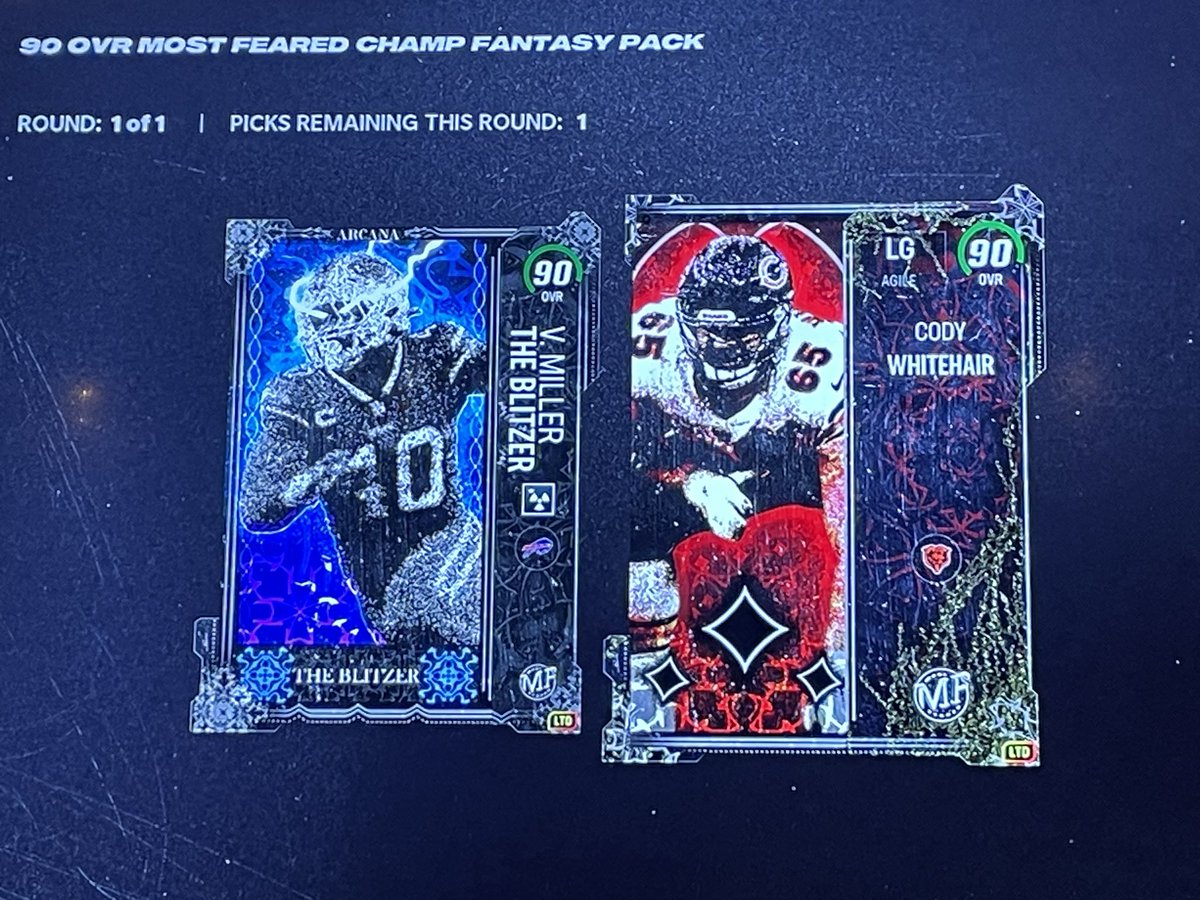 ReeceTheBeast55's tweet photo. @EASPORTS_MUT First bundle since the game came out and I got this. https://t.co/UYeD4wfQuk