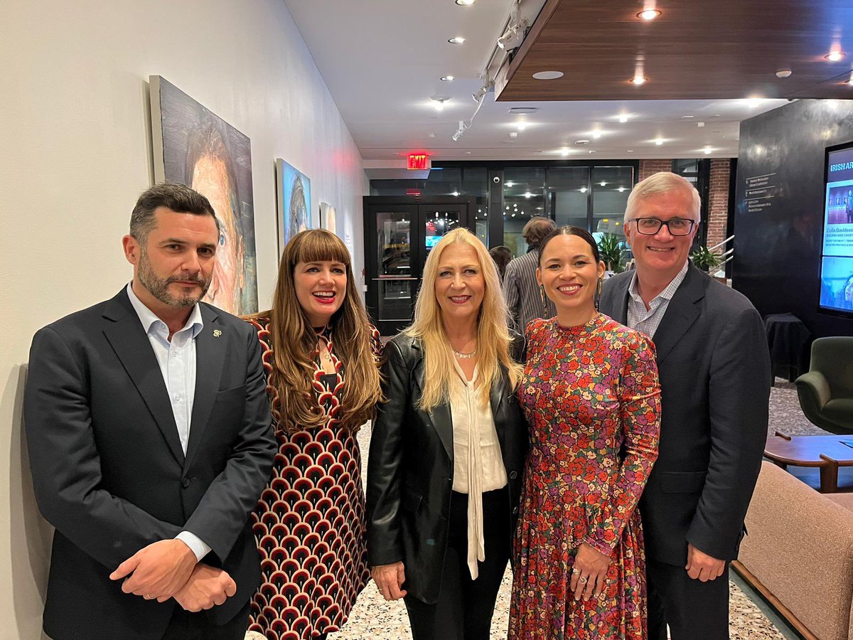 Four outstanding voices, four inspirational artists – @IrelandinNY joined our friends in the @IrishArtsCenter this week to celebrate #WomenOfNote in a unique multicultural intertwining of musical traditions by @aoifescott, @kaiakater, @CharlyLowry & @CarraigFinn. #FemaleVoices 🎶