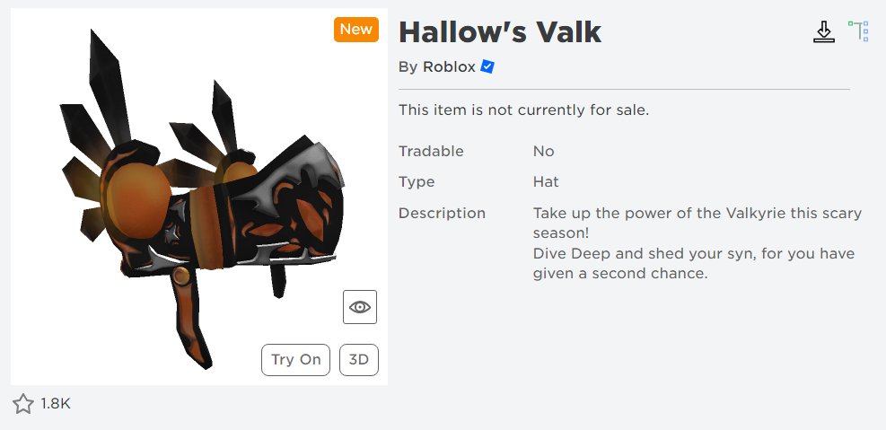 Roblox Item Leaks  Leaked Roblox Hats - RblxTrade