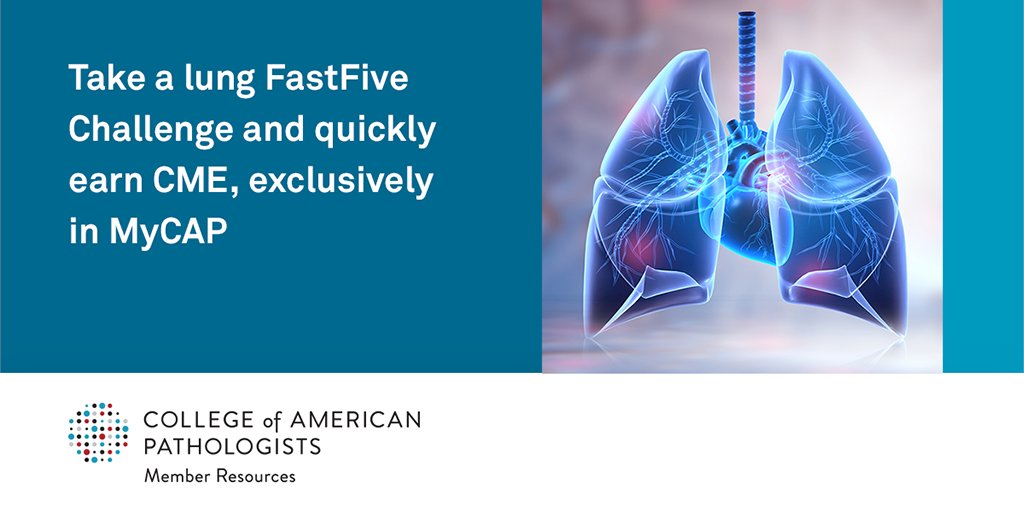 Pathologists's tweet photo. Quickly test your knowledge on a variety of topics, whenever you have a few extra minutes to learn with a #FastFiveChallenge, exclusive to MyCAP.
Download MyCAP and try a Fast Five Challenge today: https://t.co/mE4W4IAxAi https://t.co/nq5qQxWx2E