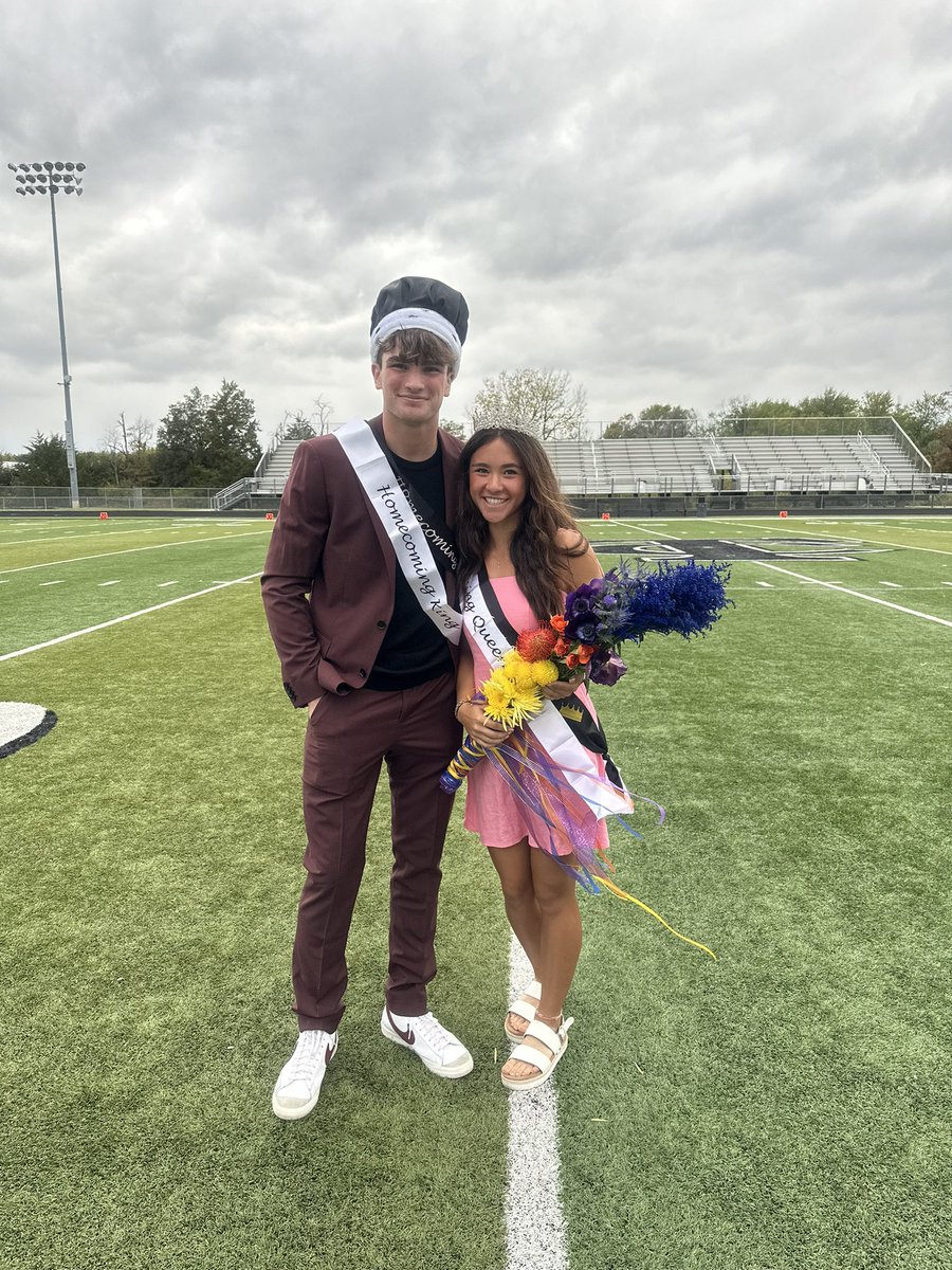 Congratulations to the 2023 Homecoming King &amp; Queen, Brock Bowlby and Skylar Moore! #terrierpride