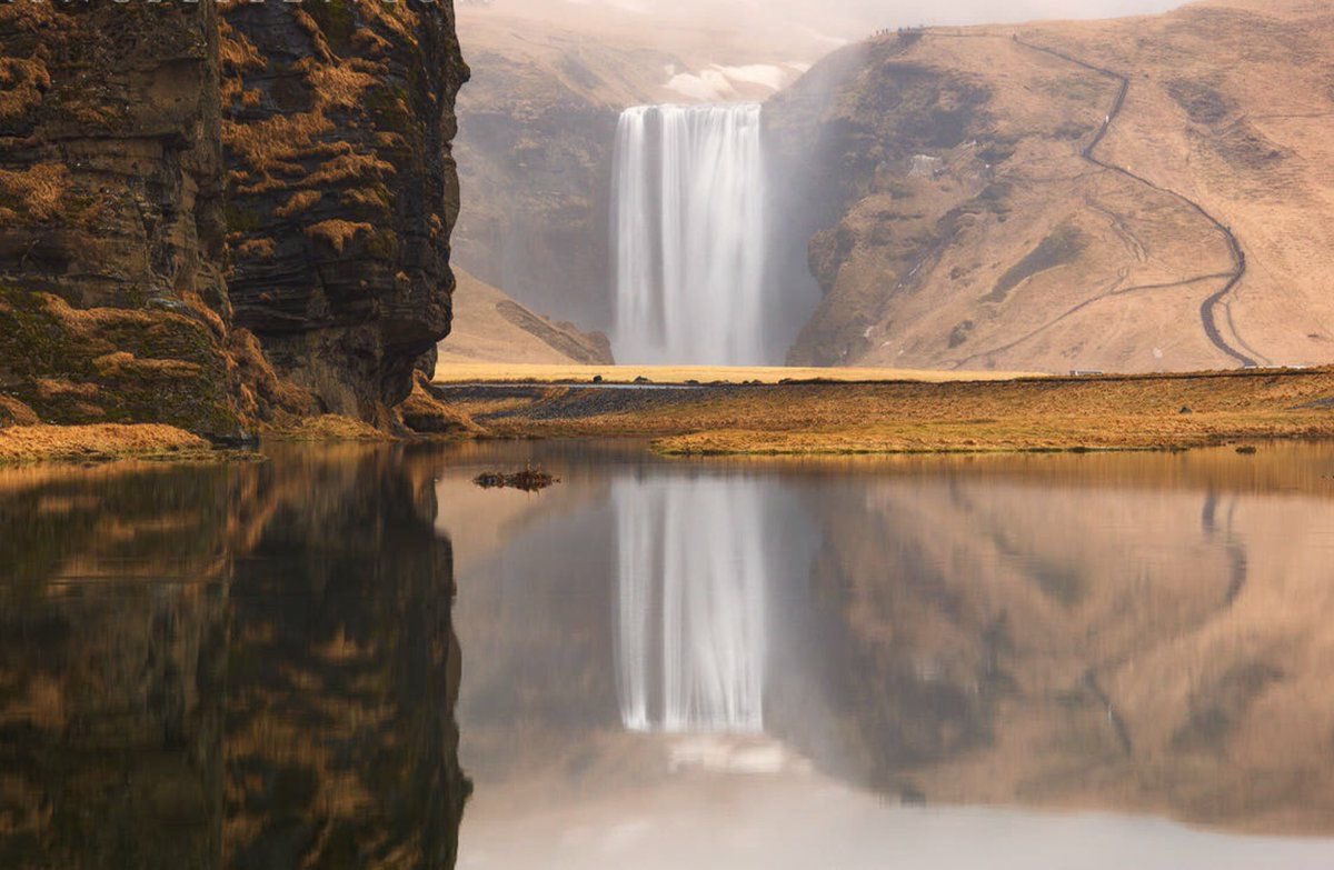 Skogafoss waterfall 
#Iceland