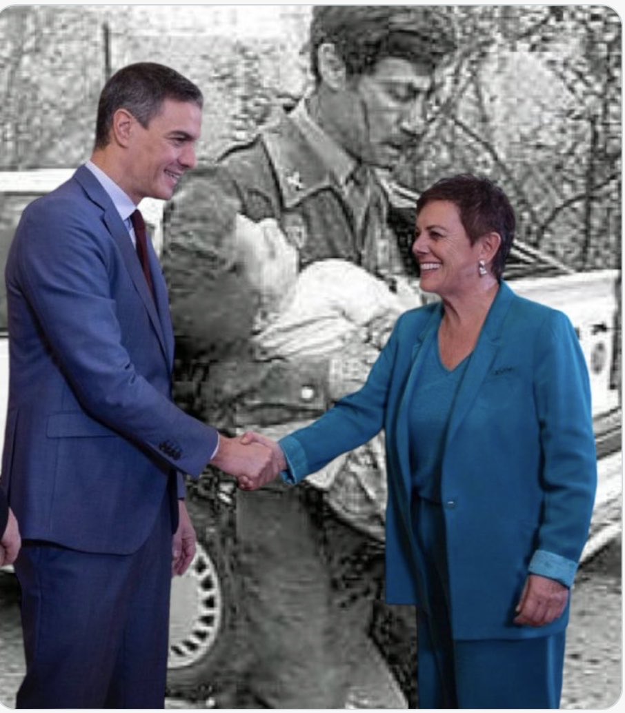 hermanntertsch's tweet photo. El cartel electoral de Pedro Sánchez.

Viendo a la niña española asesinada por sus socios, hay que entender que su gobierno apoye a Hamás sin importarle que decapite a niñas de esa edad. https://t.co/LirClg7Lpb