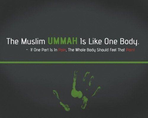If the Ummah is one body, then #Palestine is the #heart.