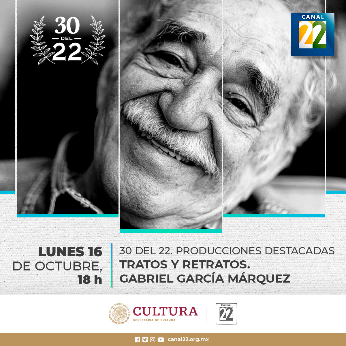 Canal22's tweet image. Disfruta de la programación del día de hoy:
🏆#ProduccionesDestacadas
🕟18:00 h
🏳️‍⚧️#Transcultura
🕟 21:30 h
🎭 #EstoEsÓpera
🕟22:00 h