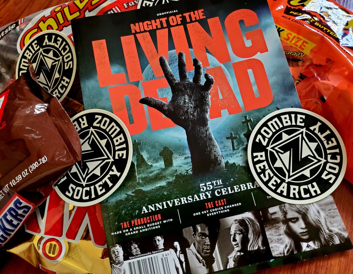 If you're buying #Halloween candy for the kiddos this week, swing by the magazine aisle &amp; look for the new "Night of the Living Dead" 55th Anniversary Celebration from <a href="/a360media/">a360media</a> - it's full of cool photos and articles!