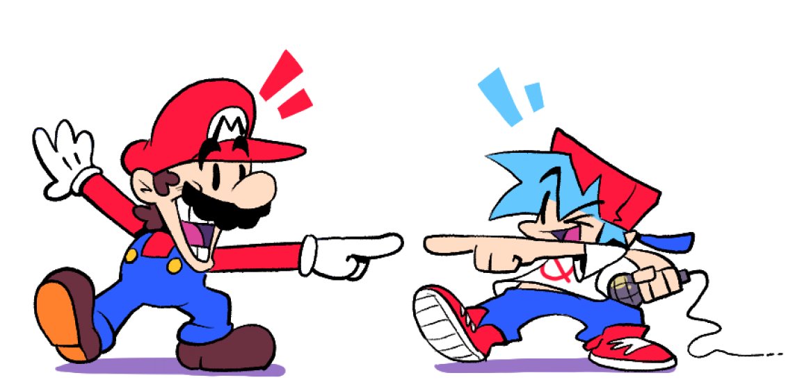 マリオ 「I cant believe they have the same va... 」|Offbi 🆖のイラスト