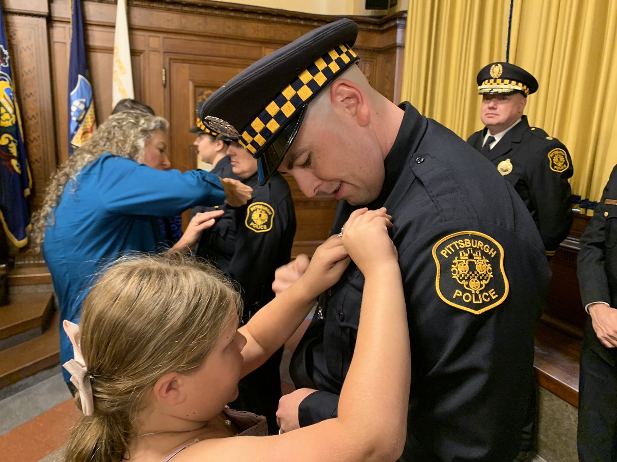 PBP held a swearing-in ceremony for five newly-promoted commanders &amp; three sergeants.

Wanda Duncan, Lori McCartney, Jeffery Abraham, Anthony Palermo, and Brian Schmitt were promoted to commander.

Joshua Haupt, Emily Myers, and Erin Palchak were promoted to sergeant.