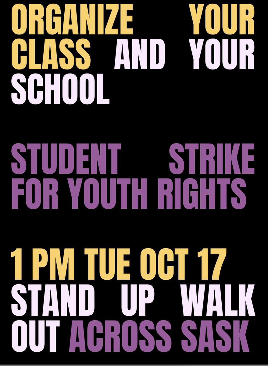 GoodTroubleYQR's tweet photo. Sharing on behalf of the youth organizing for themselves. The kids are alright https://t.co/uAR9KlVkcr