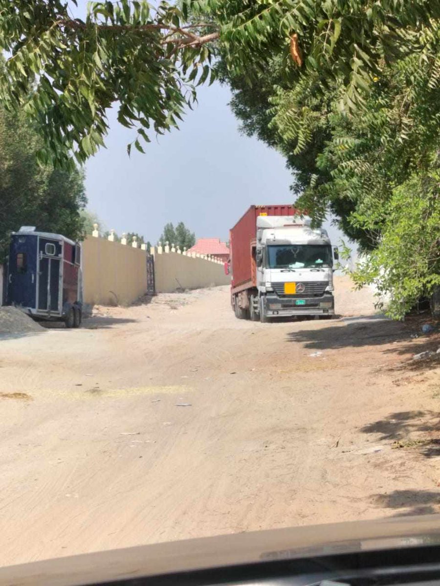 OHFC hay arriving at a stud farm in Ajman, UAE 😊 #ontag