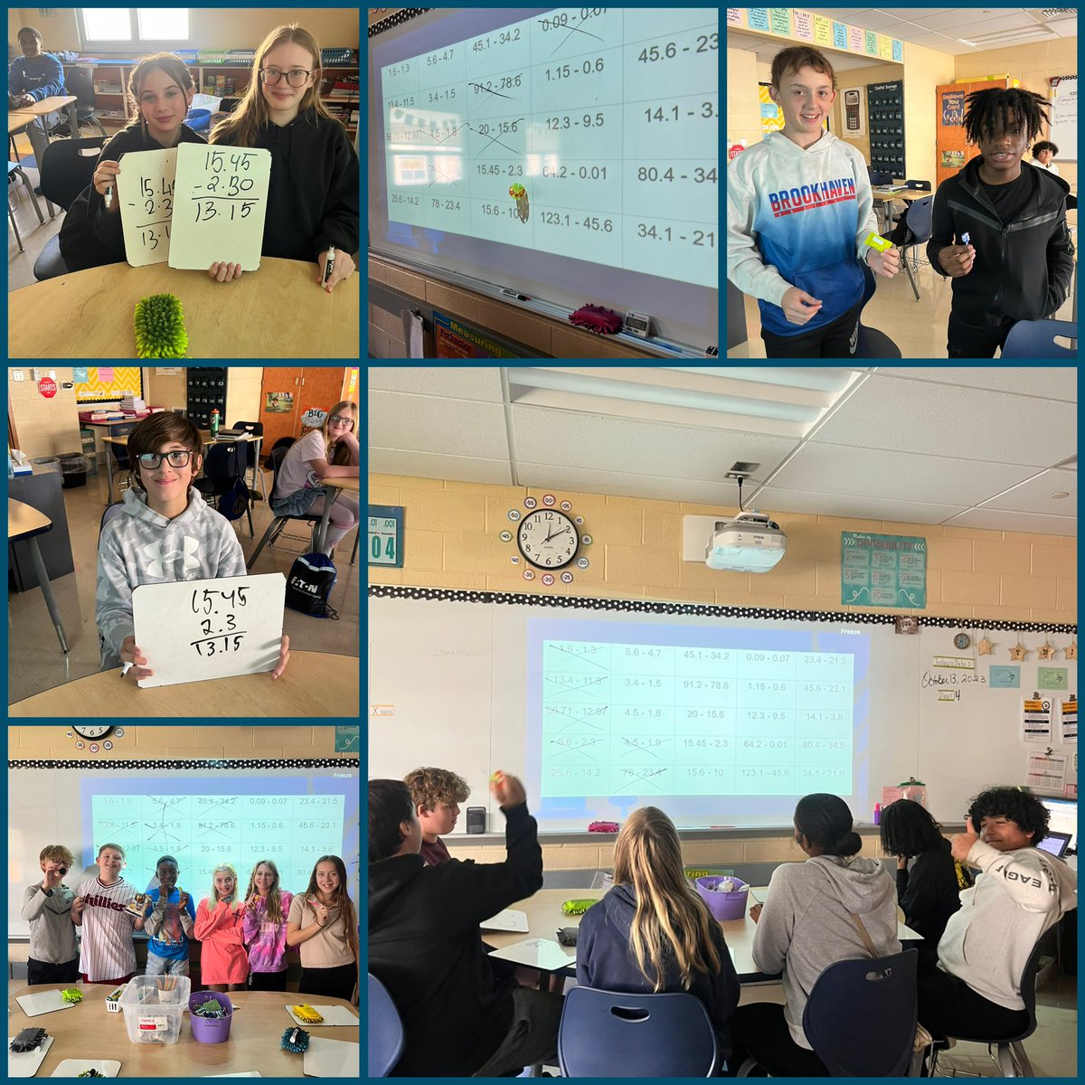 Sticky Math is our favorite way to review current material! #mathisfun <a href="/NMSViking/">Mr. Buterbaugh NMS</a> <a href="/MrsMillerMath20/">Colleen Miller</a>