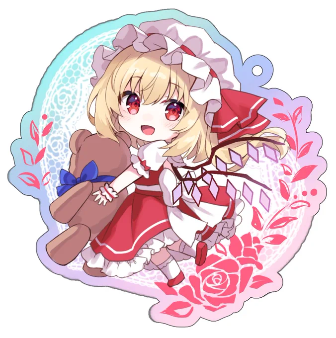 オーロラアクキーフランたそ～ 画像はイメージです。 羽の所を敢えて塗らずにオーロラでキラキラしてくれる想定…… なんとかなれ～