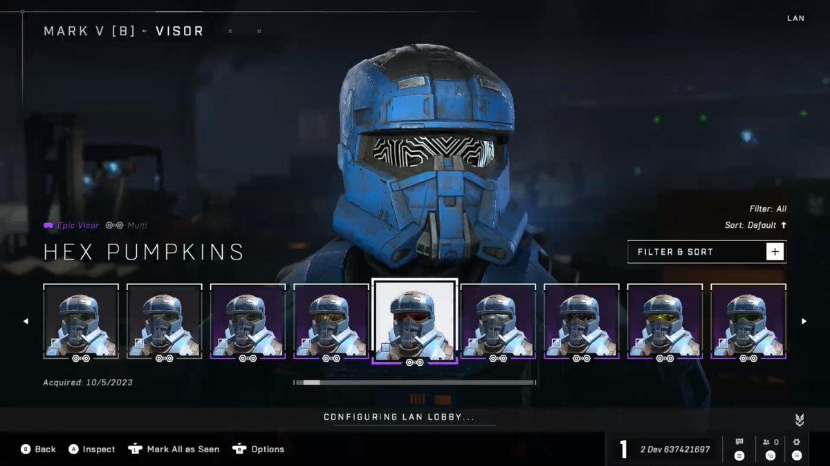 leaks_infinite's tweet photo. Halo Infinite EOD helmet looks 🔥in-game https://t.co/yKNsBqFIwS