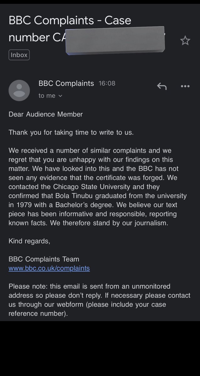 ReneRodrig1142's tweet photo. BBC said they contacted CSU, that’s what they call journalism, some useless fellows will rather believe one short devil who sit down inside studio without doing proper checking before reporting any story. Lazy Youths who tend to let their emotions influence their thought processes.