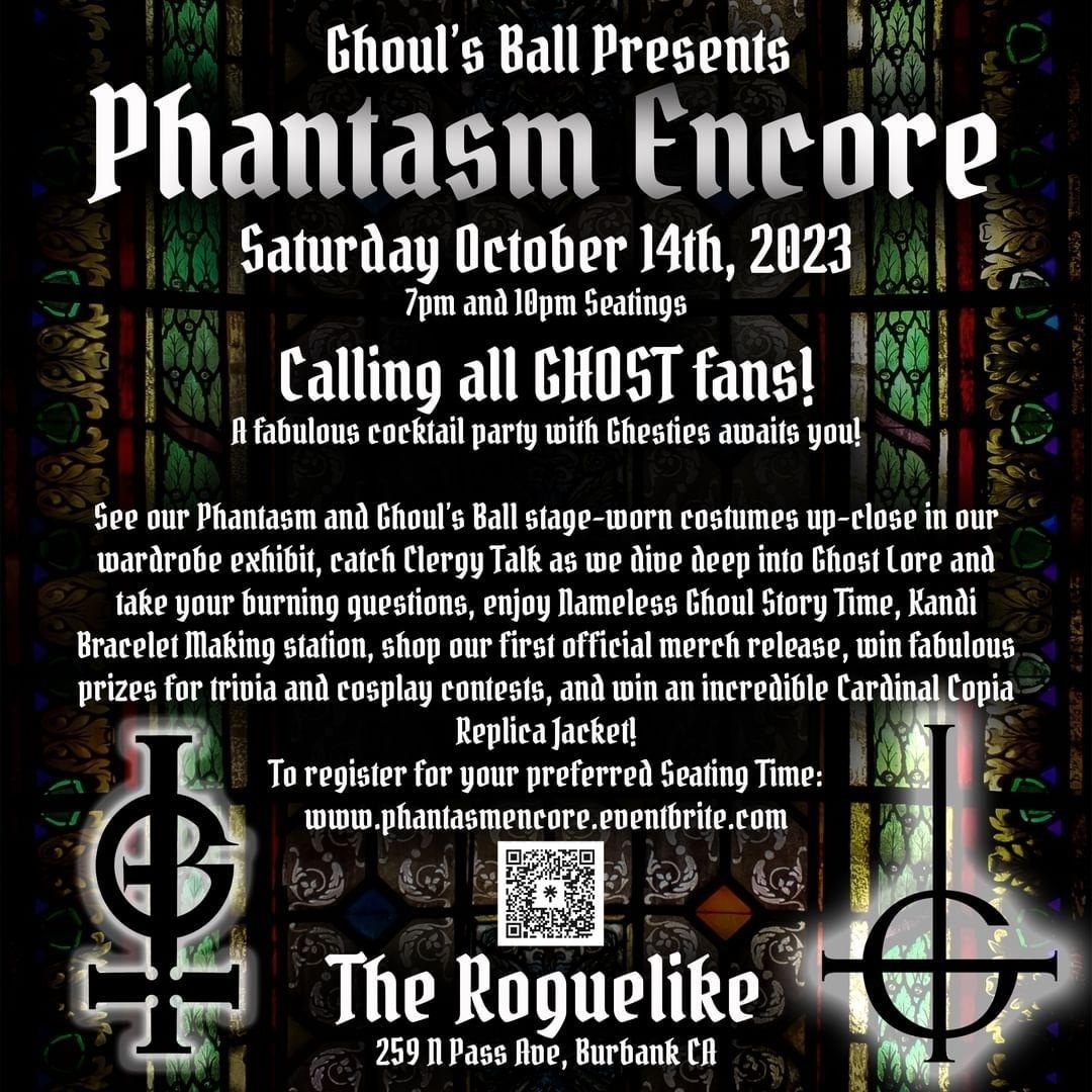 Y'all wanted Ghoul's Ball on a Saturday, so here it is! (Well, ghouls ball lite) Phantasm Encore cocktail party in Burbank this Saturday! Tickets and info: eventbrite.com/e/vita-devoid-…