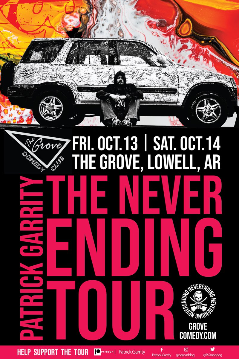 The neverending tour continues