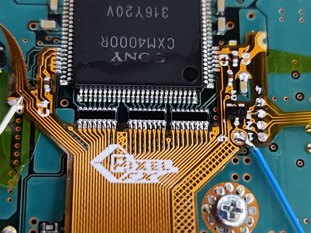 Mobiusstriptech's tweet image. This PS2 came in for a @PixelFXco Retro Gem Shiny Edition install. Super impressed with the video quality these output! Especially at 1440p. (Not Pictured)