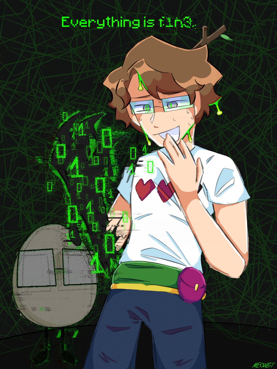 Everything is so fine!!!!! 

#slimeciclefanart #slimecicle
#qsmpfanaft