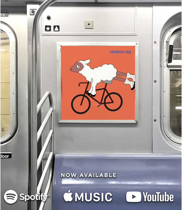 Our latest single Restless Leg is live! Sleepless nights, kicking the sheet with a restless leg. Get counting sheep on all the usuals 🎶 

One of three singles we’ll be releasing this month 🤫