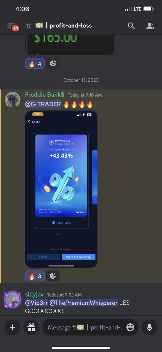 AvisheshH's tweet photo. @GHOSTBOARDLLC  brother G trader every where , members keeps killing it , @rixter145 @Malgfx @Vip3rr https://t.co/koig9VaIEP