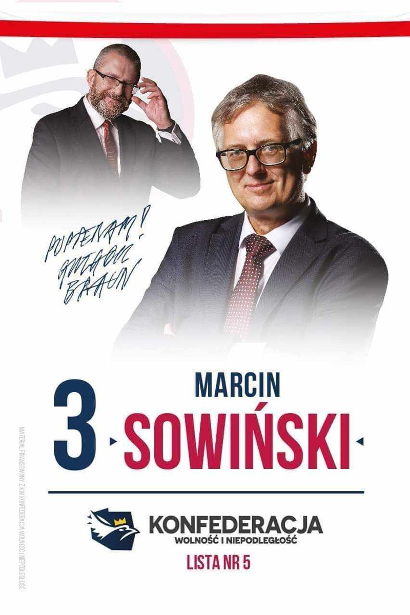 badach_dariusz's tweet image. Lista nr 5 pozycja 3, okręg 41. Lekarz niezłomny dr @MarcinBSowinski . Nie ugiął się, zachował się jak trzeba. Nie klęknął przed zamordyzmem sanitarnym. #StopLockdown #StopNOP . Polecam Państwu, mieszkańcom okręgu 41 wybrać trafnie lekarza z prawdziwego zdarzenia. #POPiS WON.