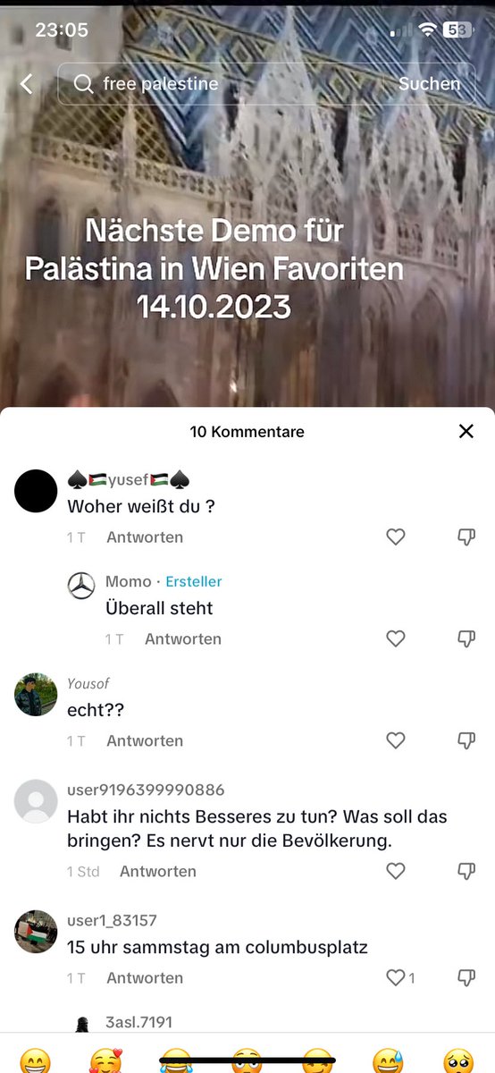 Kolis81's tweet photo. @LPDWien  wisst ihr darüber schon Bescheid? Ab 15:00 Sammelplatz Columbusplatz. Angeblich? Bestätigt? Müssen wir unsere Mesusah abmontieren? https://t.co/R5a1bsmgF4