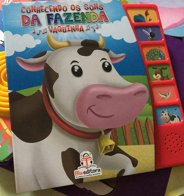 Conhecendo os sons da fazenda: Vaquinha Livro cartonado – Livro com som