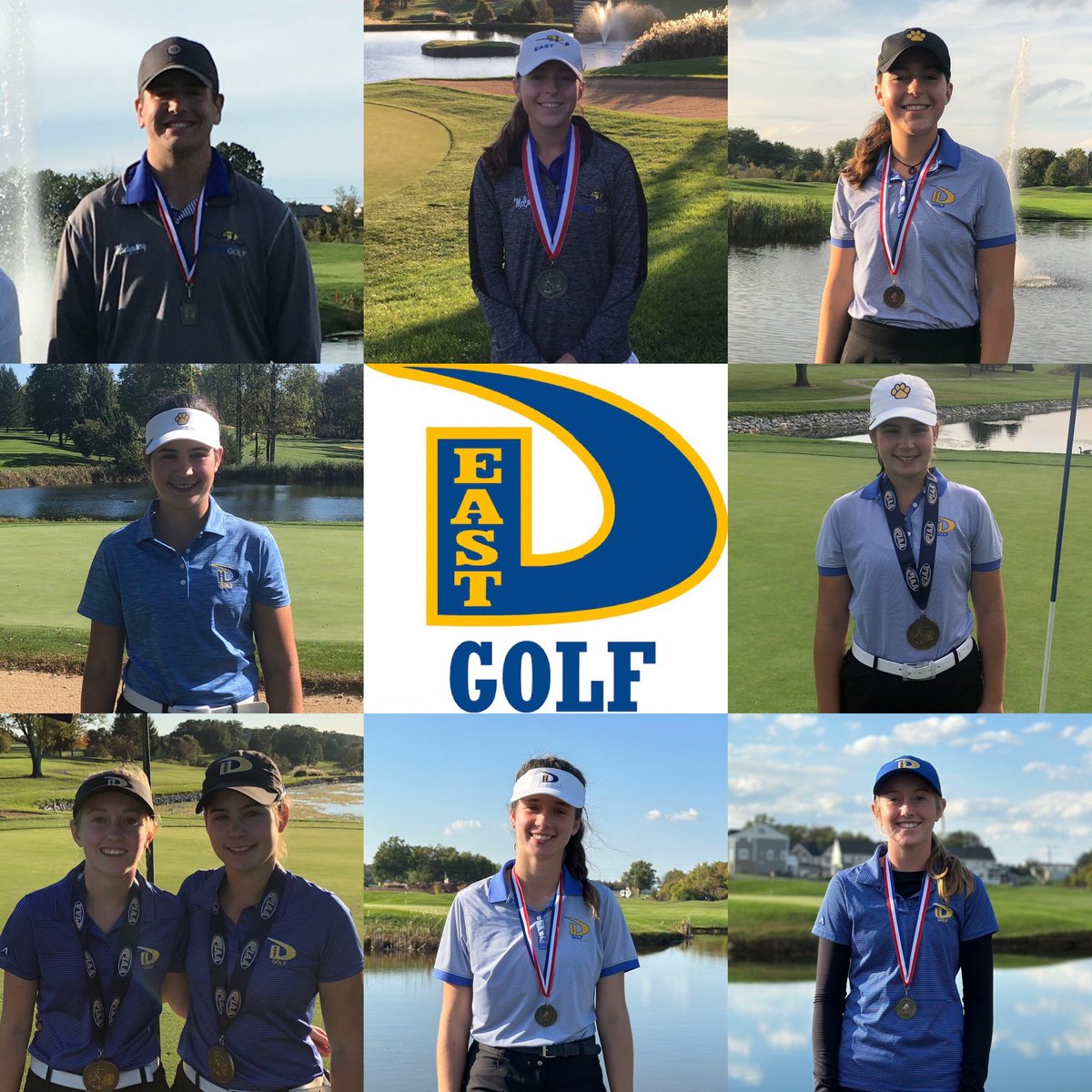 DEastGolf's tweet photo. This year marks 8 straight years with a Cougar golfer proudly representing D-East at the PIAA State Championships!
#rollcougs #humblebrag #statesrun @DHSEAthletics @DASD_Athletics https://t.co/XKOfxOspZT